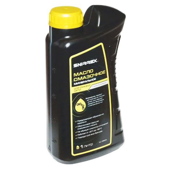 Масло для смазки цепи SNIRREX минеральное универсальное  1 л 33869 в Казани