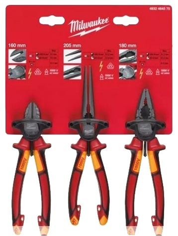 Набор кусачки, длинногубцы, пассатижи VDE , шт 4932464575