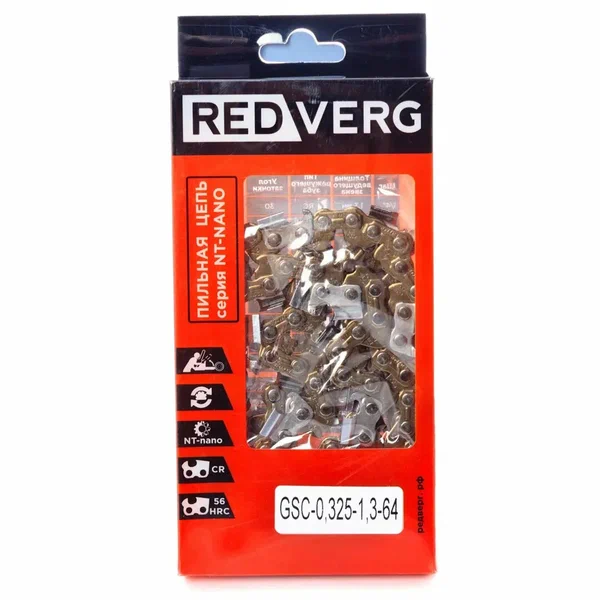 Цепь REDVERG 64зв, 325, 1,3 мм (зуб NT-нано) GSC-0,325-1,3-64 в Екатеринбурге
