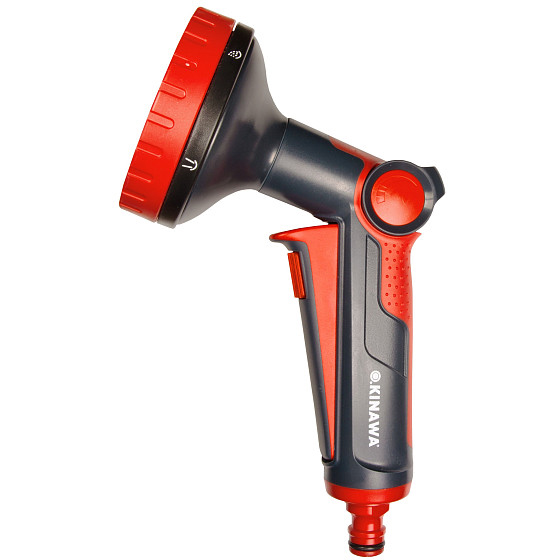 Пистолет-распылитель OKINAWA 6 режимов, пластиковый, с клавишей 2512 в Казани