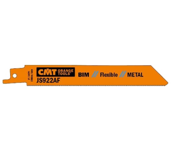 Пилки сабельные для металла CMT 150x1x24TPI JS922AF-5 (за 1 шт.)