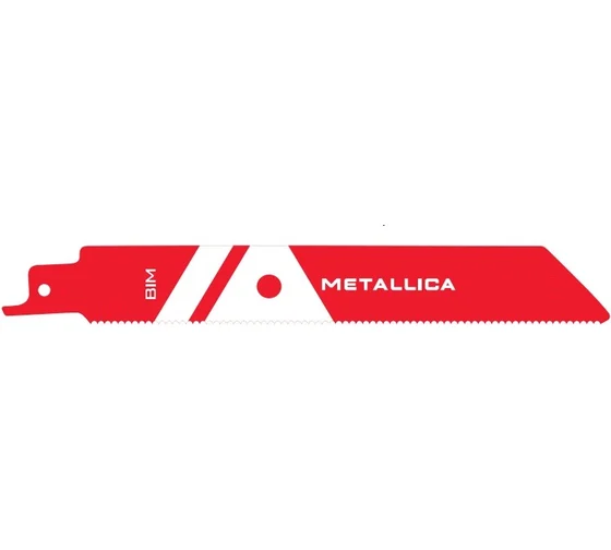Пилки сабельные METALLICA Ultra S1122GF 225/200мм шаг 0,8мм, BiM по сэндвич-панелям 50-200мм 2шт 908365