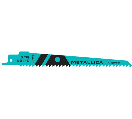 Пилки сабельные METALLICA Optima S644D 150/125мм шаг 4,3мм, HCS узкие, по дереву 2шт 908280 в Екатеринбурге