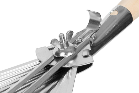 Грабли веерные OFFNER 22 зуба регулируемые сталь/дерево Z1741F0 в Казани 