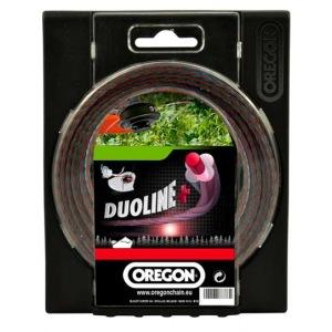 Леска триммерная "Oregon" DUOLINE + 2,4х15м 518775 круг усиленныйсердечник низкошумная