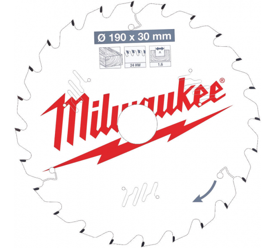 Пильный диск для циркулярной пилы Milwaukee 4932471300