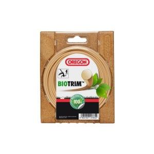 Леска триммерная "Oregon" BIOTRIM 2,4х15м 559047 круг биоразлагаемая