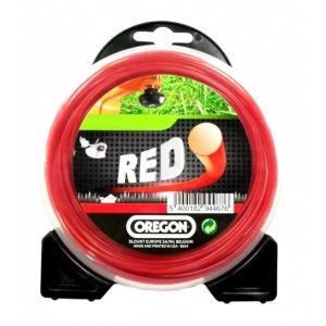 Леска триммерная "Oregon" ROUNDLINE RED 2.4х15м 552618 круг красная
