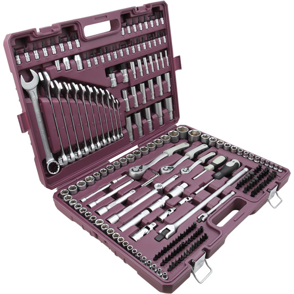 Набор инструмента THORVIK 1/4", 3/8", 1/2"DR, 217пр.  054379 в Казани 