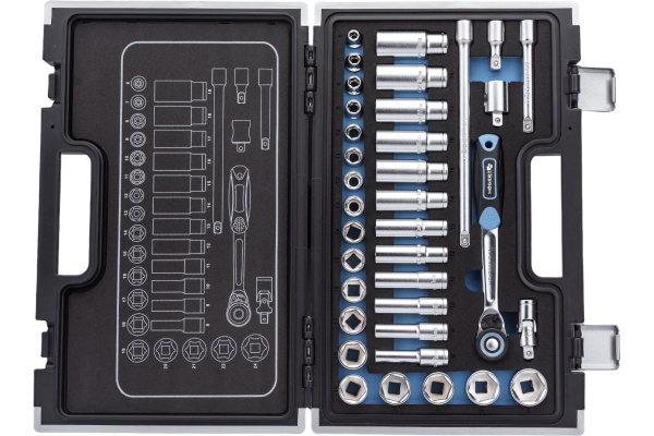 Набор инструментов HOEGERT 3/8″ 36пр.  HT1R465 в Казани 