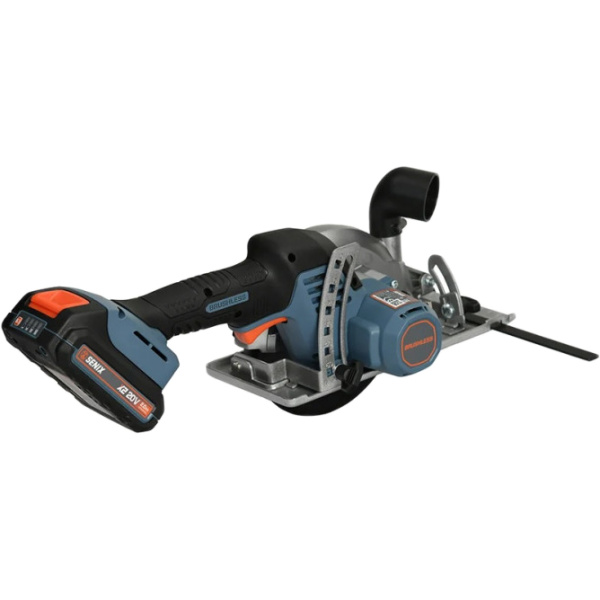 Циркулярная пила аккумуляторная SENIX PSCX2-M4-EU 20В б/щ 1 АКБ 4.0 Ач + ЗУ КЕЙС в Казани