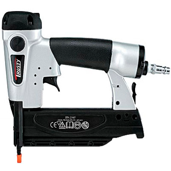 Степлер пневматический TRUSTY TPN-2345 S шпильки 15-45мм.