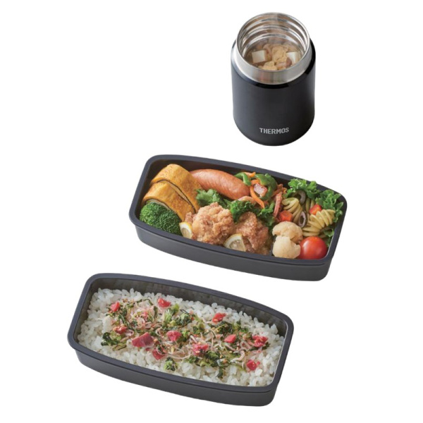 Термос для еды в чехле из нержавеющей стали с ёмкостями THERMOS JEA-1001 SMB 1L 563712 в Екатеринбурге 