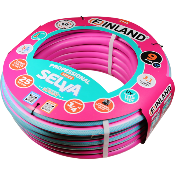 Шланг FINLAND SELVA ТЭП 3/4", 25м, 3-слойный  2448 в Казани