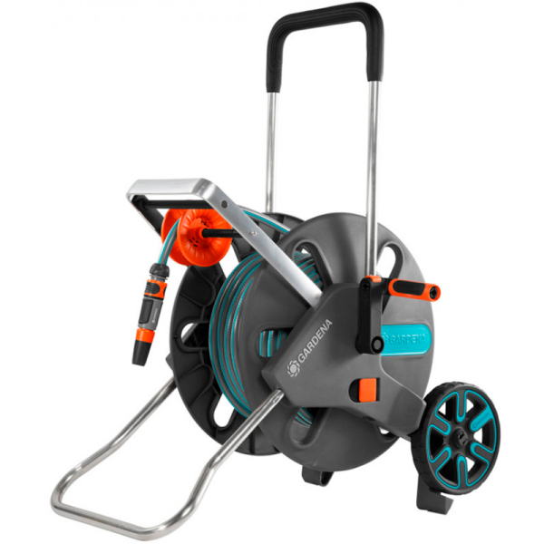 Тележка для шланга Gardena AquaRoll L Easy с комплектом для полива 18522-26.000.00