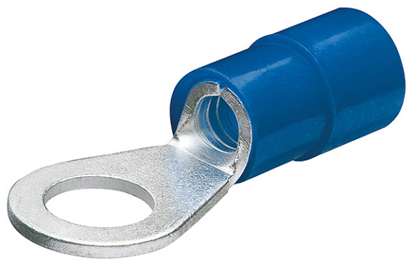 Наконечники кабельные KNIPEX, изолированные, в форме кольца, синие, под винт d 8 мм, 1.5 - 2.5 кв. мм KN-9799176