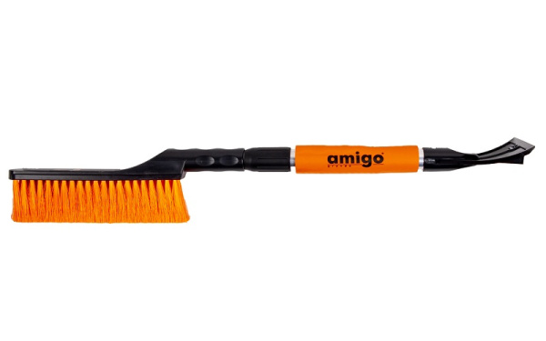 Щетка-сметка Amigo Grande телескопическая для уборки снега 71082