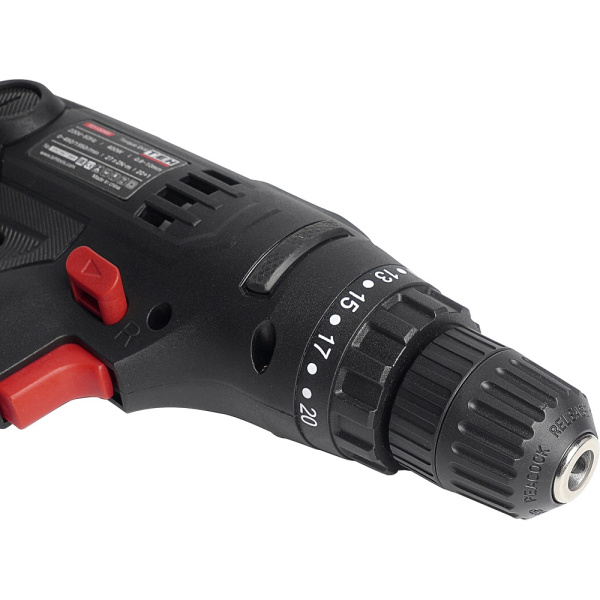 Сетевой двухскорострой шуруповерт TEH TD1004S Двухскоростной шуруповерт, мощность 400 Ватт. Самозажимной в Казани