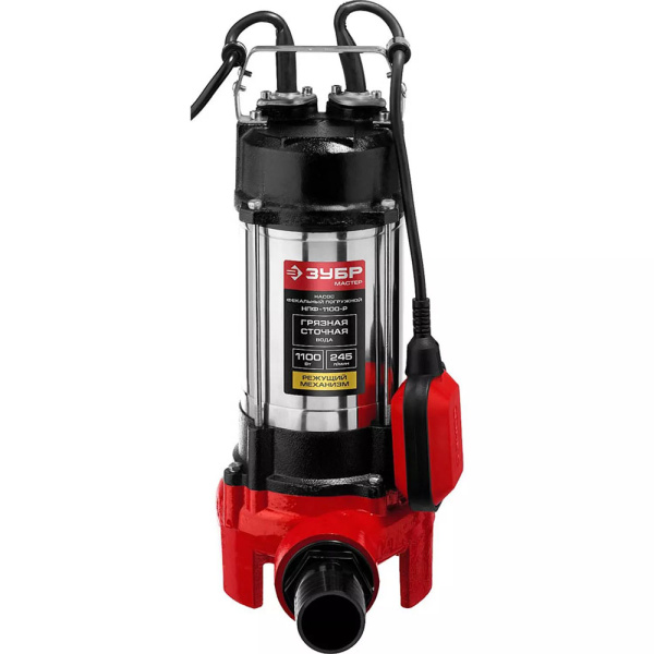 Насос фекальный ЗУБР НПФ-1100-Р с режущим механизмом 1100 Вт в Казани