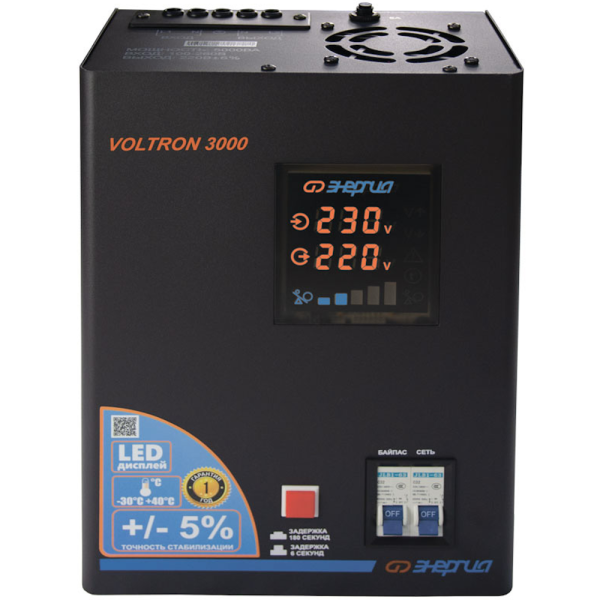 Стабилизатор напряжения ЭНЕРГИЯ Voltron 3000 E0101-0157 в Екатеринбурге