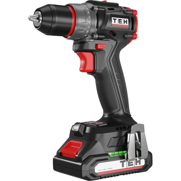 Аккумуляторная дрель TEH TDBL420-2B 20V+фонарь LL1810 PROMOTDBL420-2B 20V+фонарь LL1810 в Казани