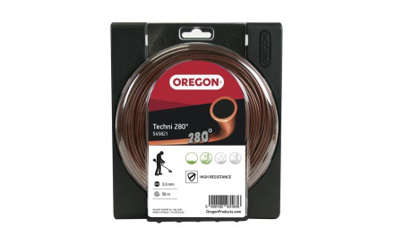 Леска триммерная "Oregon" TECHNI 280 3,0х56м 545821 круг термоустойчивая в Екатеринбурге