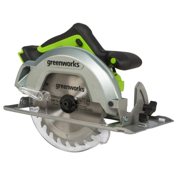 Аккумуляторная циркулярная пила Greenworks G24CS  1500907