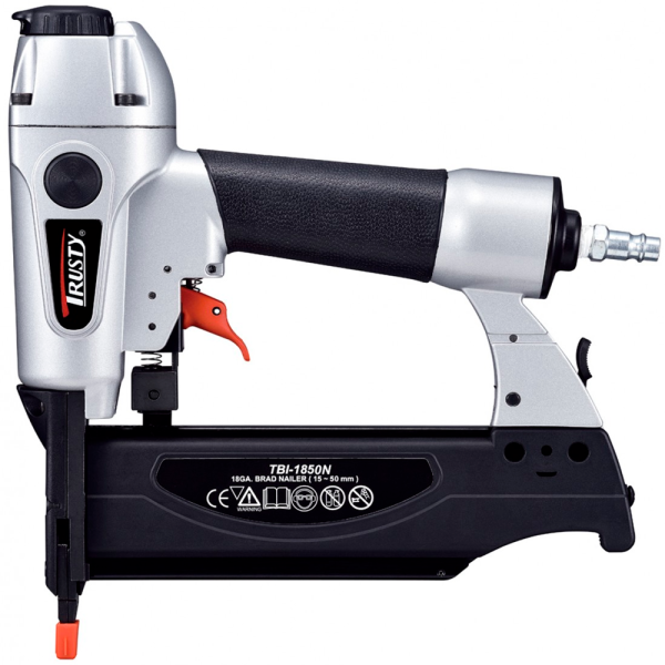 Степлер пневматический отделочный TRUSTY TBI-1850N гвозди 15-50мм. в Казани