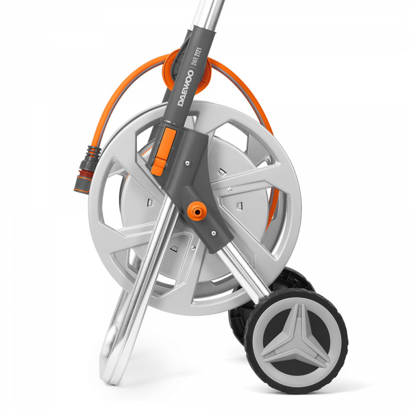 Металлическая тележка со шлангом 20м. и набором для полива DAEWOO DWR 2121 в Казани