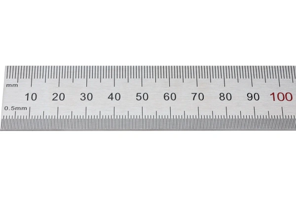 Линейка KINEX 300мм 25мм шаг 0,5мм цветная шкала 1022-02-030 в Екатеринбурге 