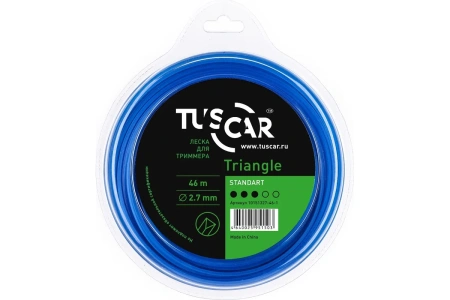 Леска для триммера TUSCAR Triangle, Standart, 2.7mm*46m 10151327-46-1 в Казани