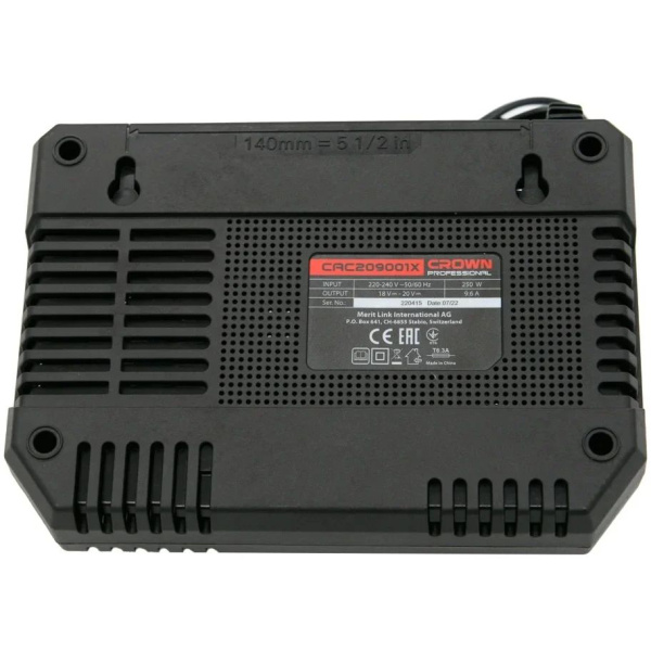 Зарядное устройство CROWN CAC209001X 9А 2 кулера для охлаждения АКБ и ЗУ в Казани