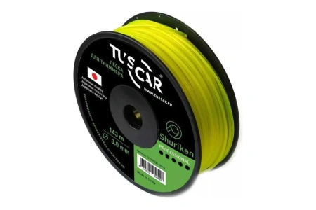Леска для триммера TUSCAR Shuriken,3,0mm*143m 101101530-143-4 в Казани