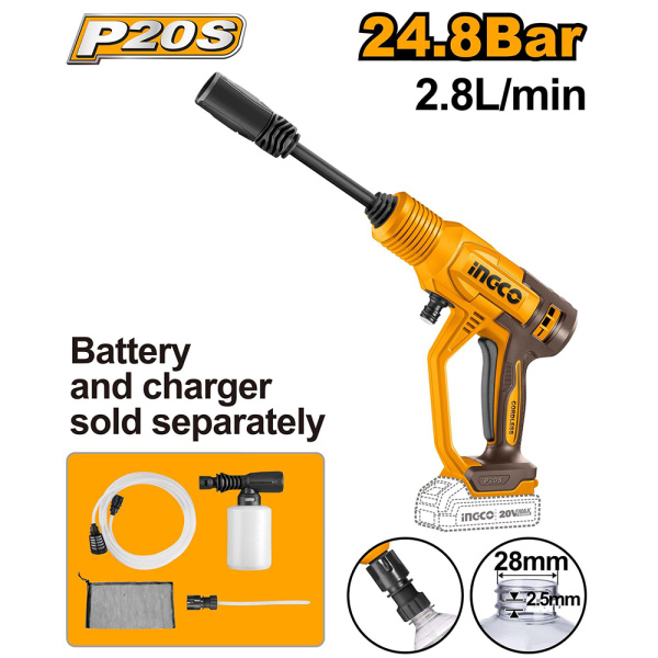 Мойка аккумуляторная INGCO CPWLI2036 в Казани