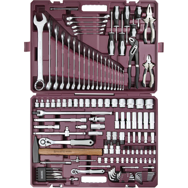 Набор инструмента THORVIK 1/4", 1/2"DR, 128пр 054015 в Казани 