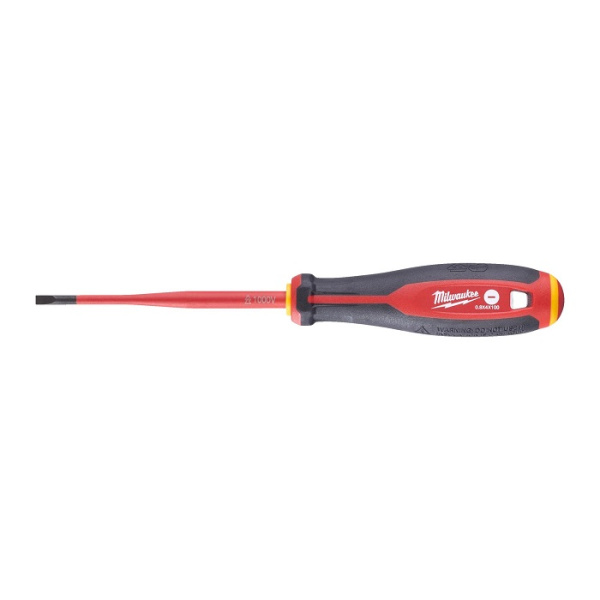 Отвертка трёхгранная изолированная Milwaukee VDE SL 0.8х4.0х100 4932478715