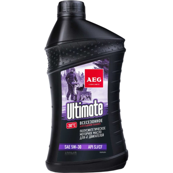 Масло четырехтактное  AEG Ultimate SAE 5W30 API SJ/CF 600 мл 33292 в Казани