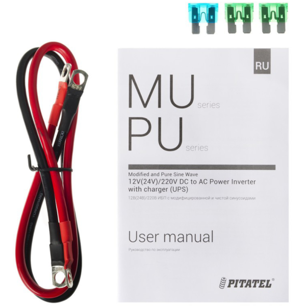 Инвертер  Pitatel "KV-PU1000.12" (12 V/220 чистый синус, ИПБ 1000W) в Казани