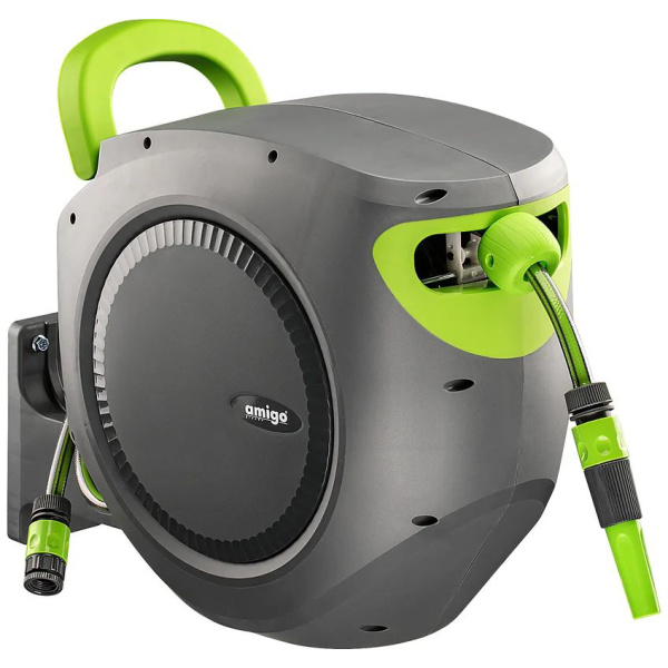 Катушка автоматическая со шлангом 30м+2м Amigo Grande 79606 в Казани