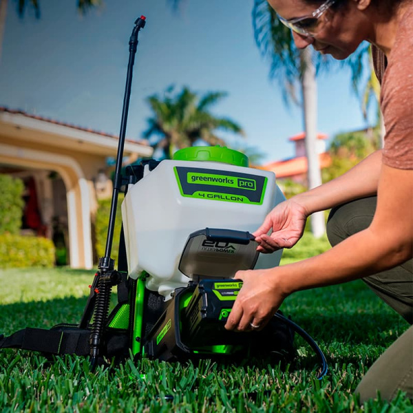 Опрыскиватель аккумуляторный Greenworks GW-BPS60  5300107 в Екатеринбурге