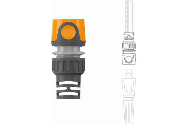 Коннектор для шланга DAEWOO 12.5-15 мм 1/2” - 5/8”  DWC 2015 в Екатеринбурге