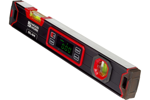 Цифровой уровень WOODWORK с двумя пузырьковыми индикаторами  DL-04 в Казани 