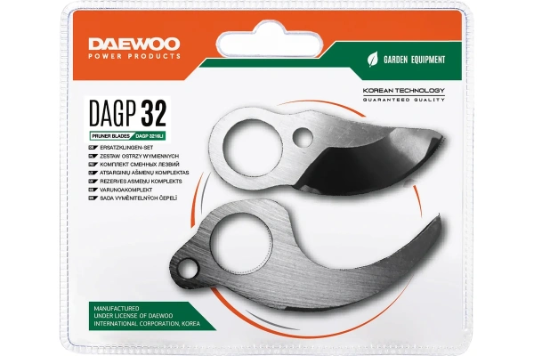 Комплект сменных лезвий для секатора DAEWOO DAGP 32  в Казани