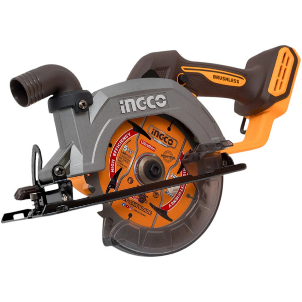 Аккумуляторная циркулярная пила INGCO 20 В бесщеточная CSLI1402 в Казани