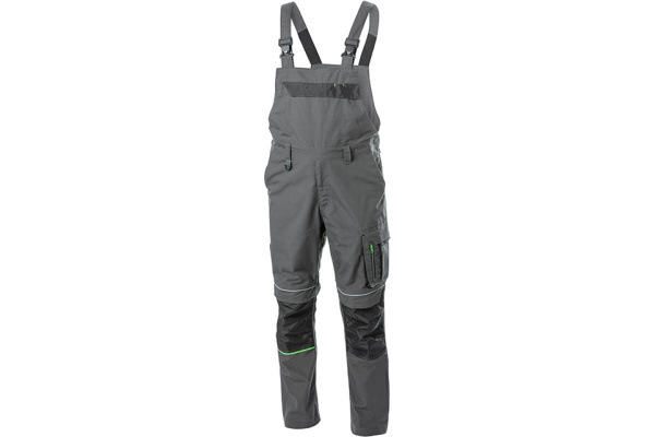 Полукомбинезон рабочий HOEGERT LEMBERG размер L (52) темно-серая  HT5K801-L в Казани