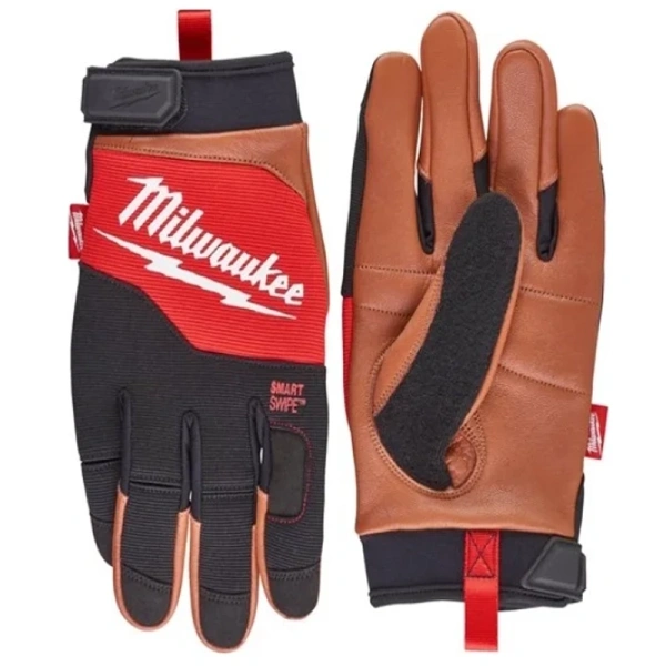 Перчатки с кожаными вставками Milwaukee  L/9 4932471913