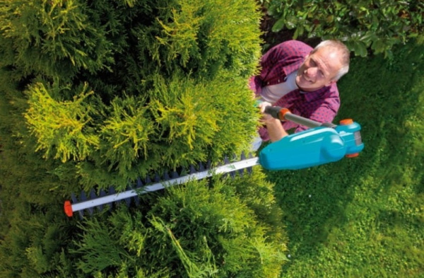 Телескопические аккумуляторные ножницы для живой изгороди Gardena THS Li-18/42 08881-55.000.00 в Екатеринбурге