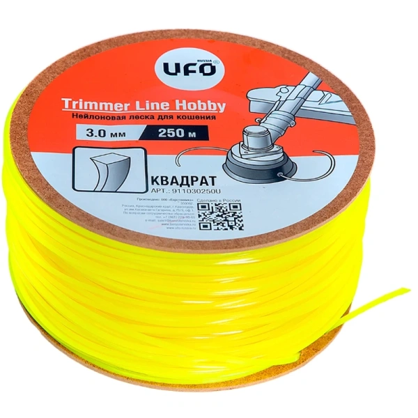 Нейлоновая леска UFO 3.0мм х 250м  912030250U
