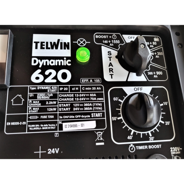 Пускозарядное устройство  DYNAMIC 620 START 12-24V Telwin в Екатеринбурге