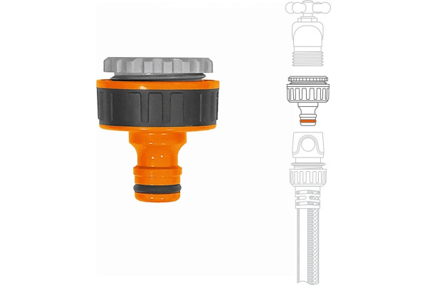 Адаптер для кранов DAEWOO с внешней резьбой G3/4" и 1" 26.5-33.3mm  DWC 1025